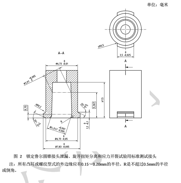 鎖定魯爾圓錐接頭泄漏、旋開扭矩分離和應(yīng)力開裂試驗(yàn)用標(biāo)準(zhǔn)測試接頭.jpg